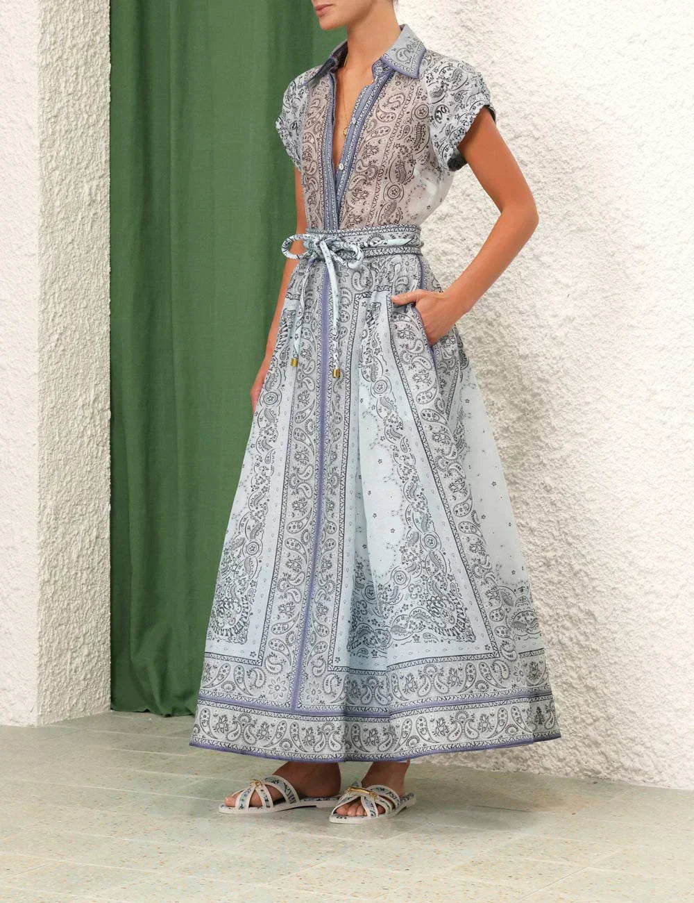 Greta-Magdalena | Bedrucktes zweiteiliges Boho-Set