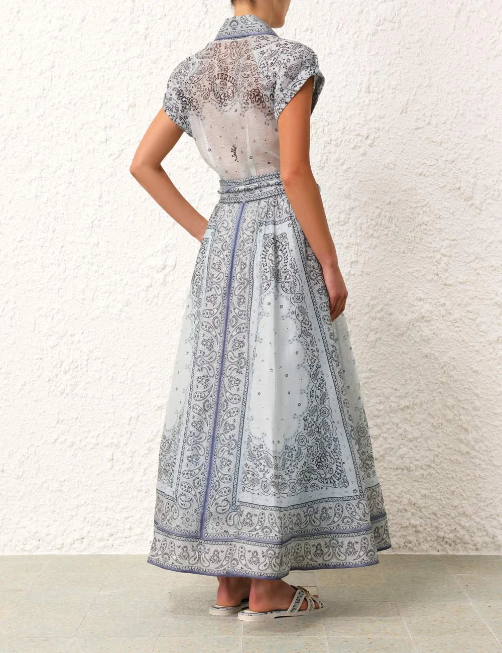 Greta-Magdalena | Bedrucktes zweiteiliges Boho-Set