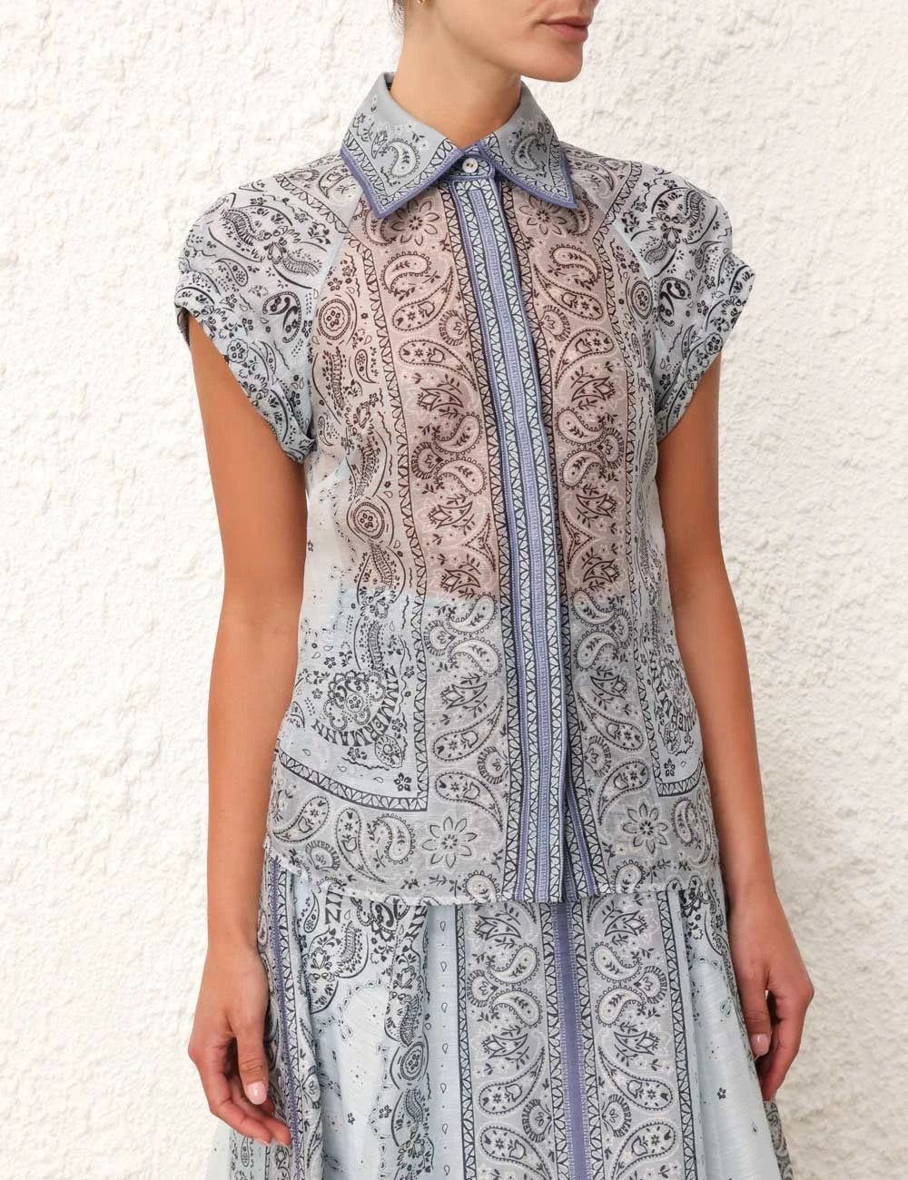 Greta-Magdalena | Bedrucktes zweiteiliges Boho-Set