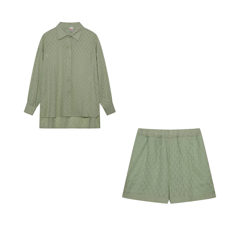 Luisa-Marlene | Leichtes Blusen- und Shorts-Set