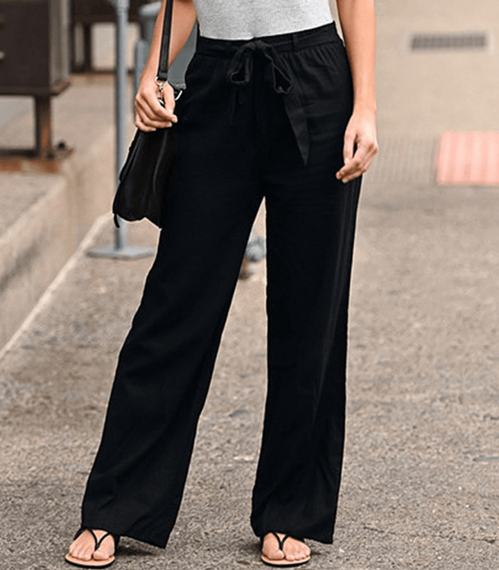 Paula-Ida | Damen-Relaxhose mit Kordel und elastischem Bund
