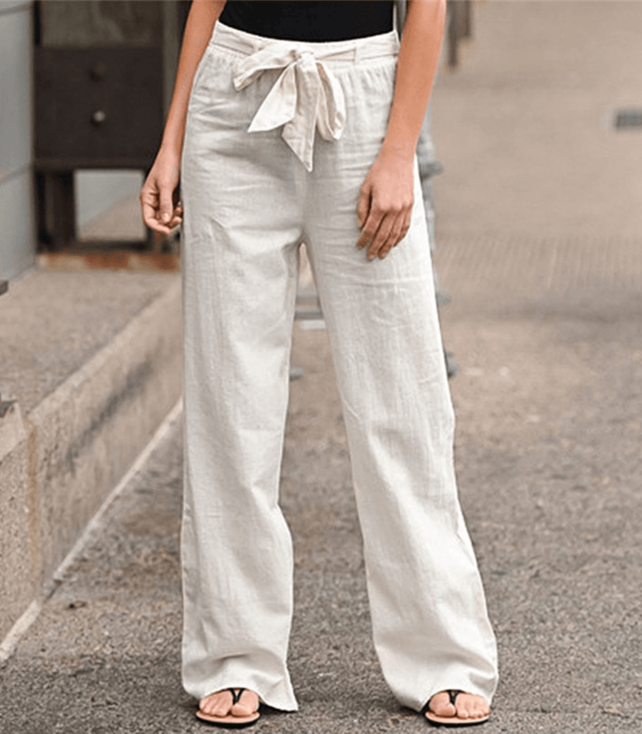 Paula-Ida | Damen-Relaxhose mit Kordel und elastischem Bund