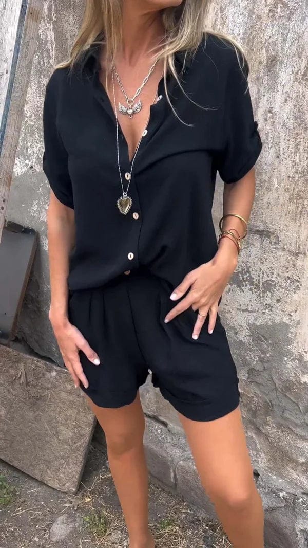 Paula-Magdalena | Luftiges geknöpftes Set
