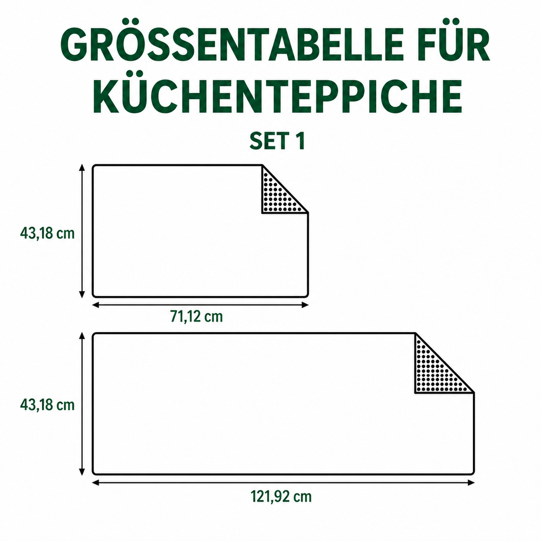 Rutschfester Küchenteppich – mit majestätischem Wolf