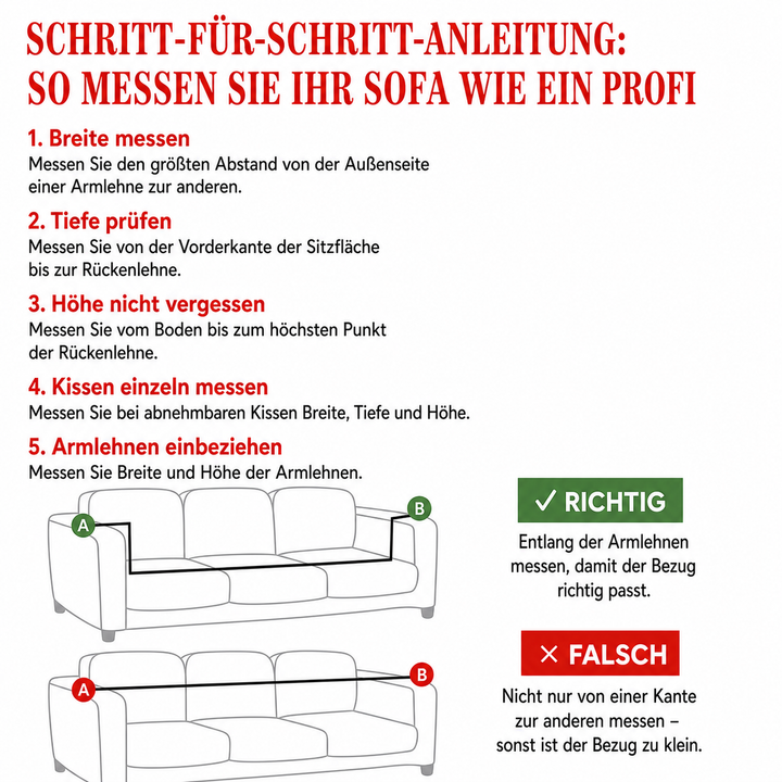 Gesteppter Sofabezug – im rustikalen Stil