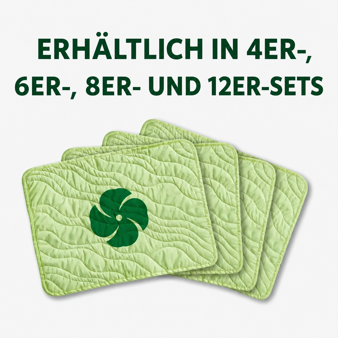 Gesteppte Tischsets – mit Huhn