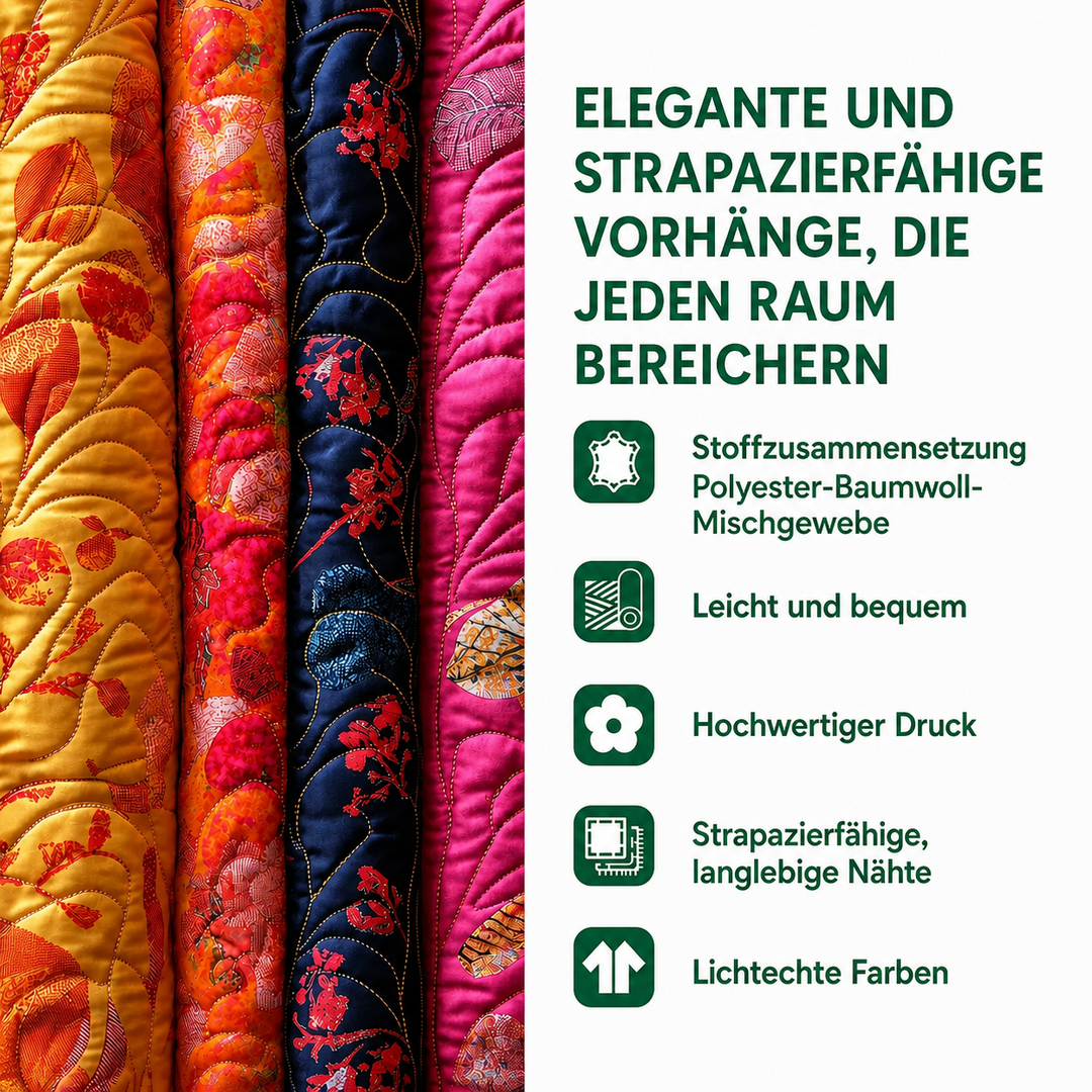 Gesteppte Vorhänge – Canyonlicht