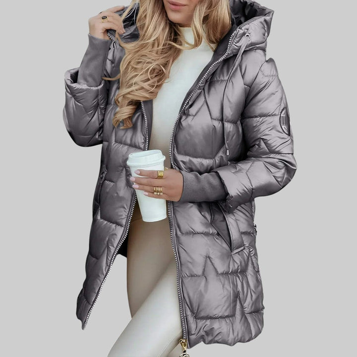 Lea-Ida | Eleganter Herbstmantel mit Kapuze