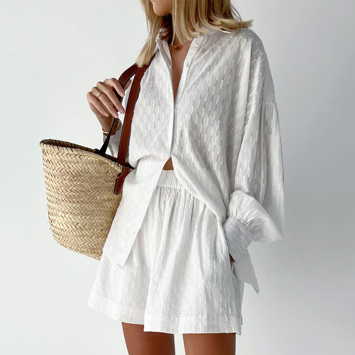 Luisa-Marlene | Leichtes Blusen- und Shorts-Set