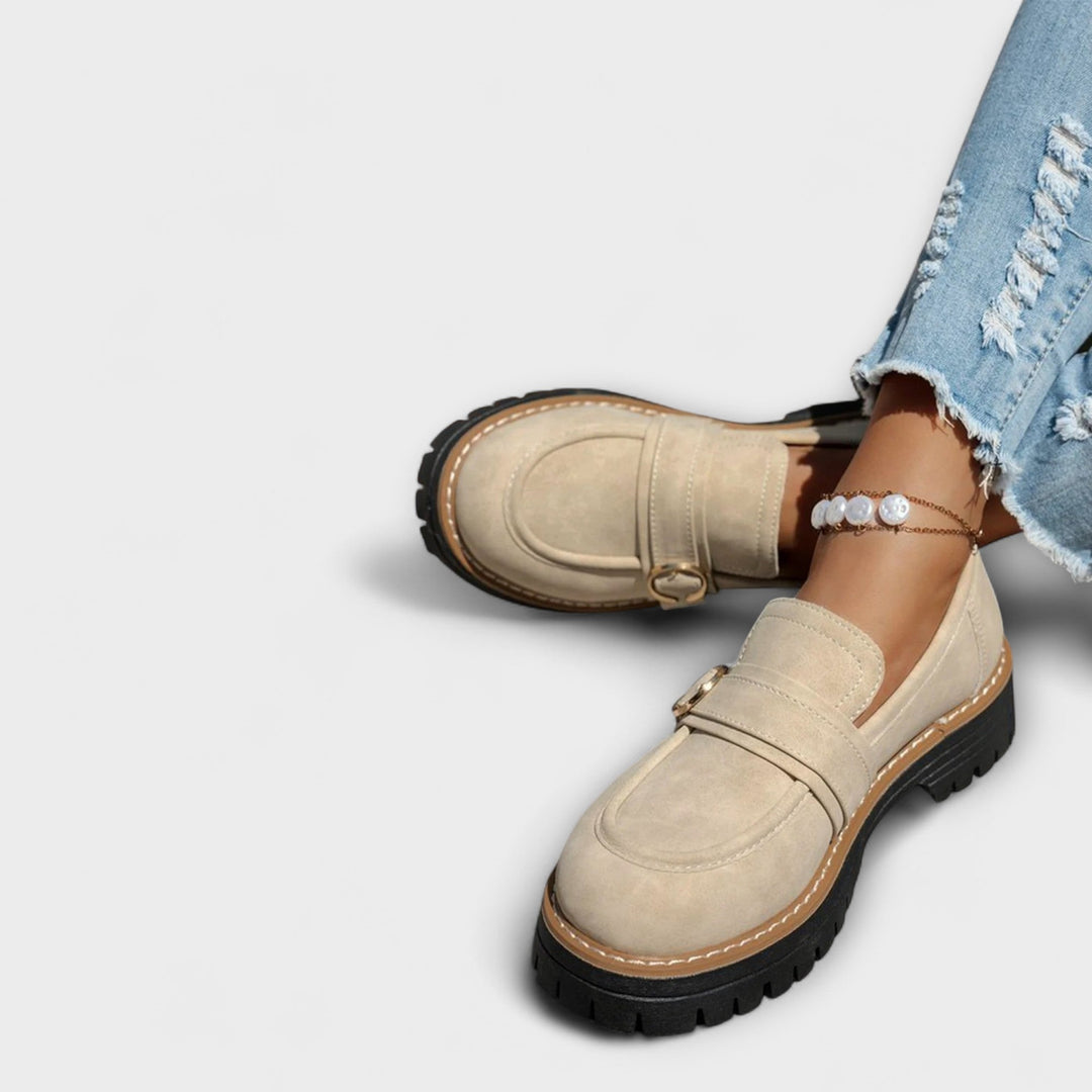 Mia-Nicole | Lässige Loafer mit runder Spitze