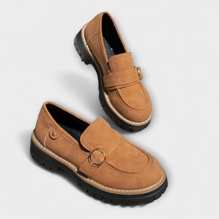 Mia-Nicole | Lässige Loafer mit runder Spitze