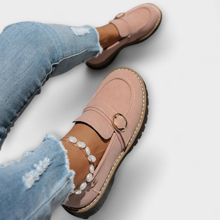 Mia-Nicole | Lässige Loafer mit runder Spitze
