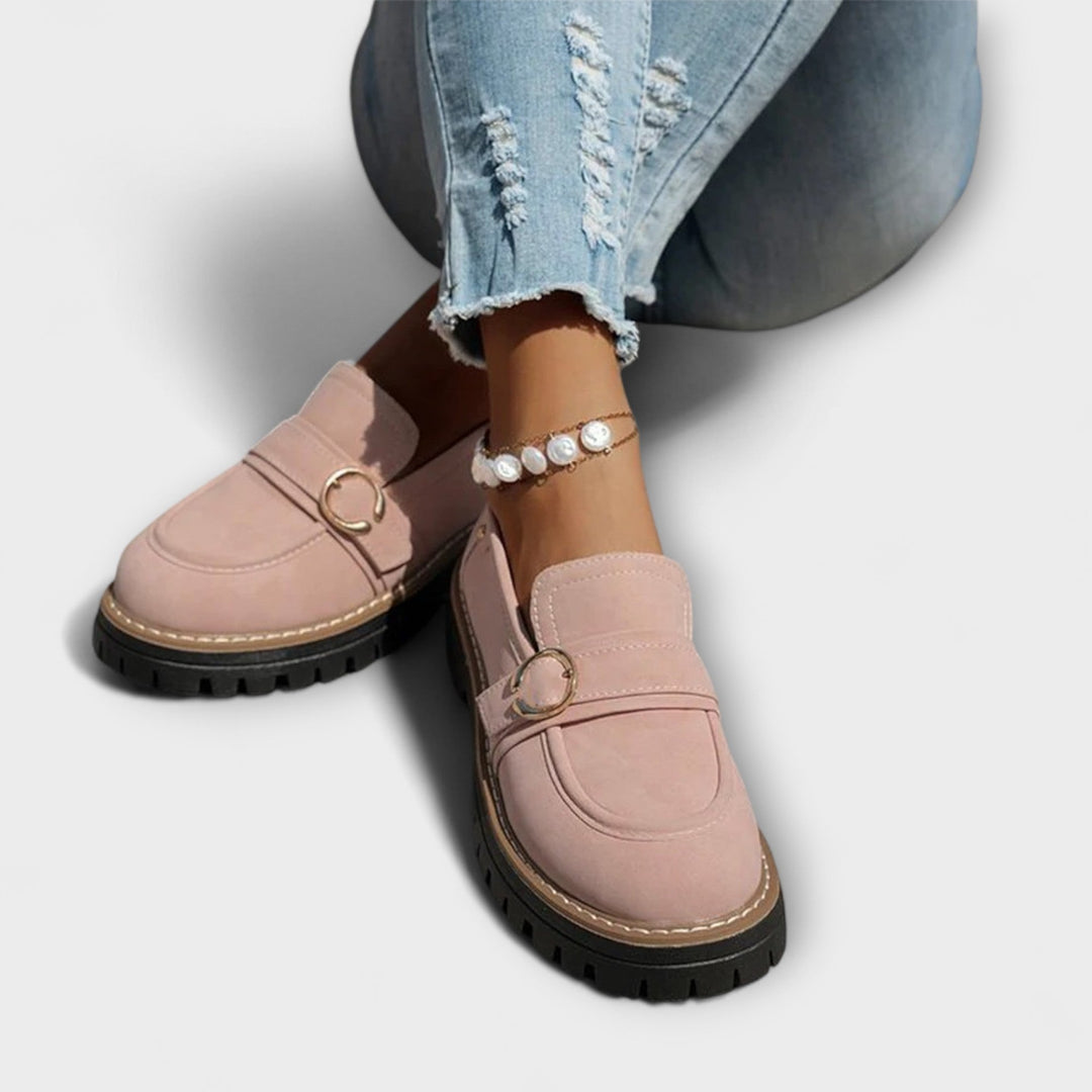 Mia-Nicole | Lässige Loafer mit runder Spitze