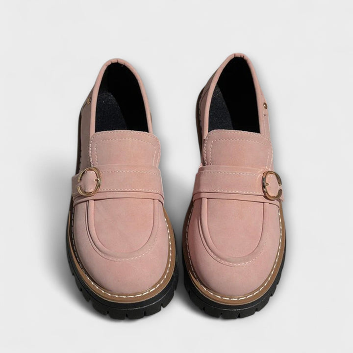 Mia-Nicole | Lässige Loafer mit runder Spitze