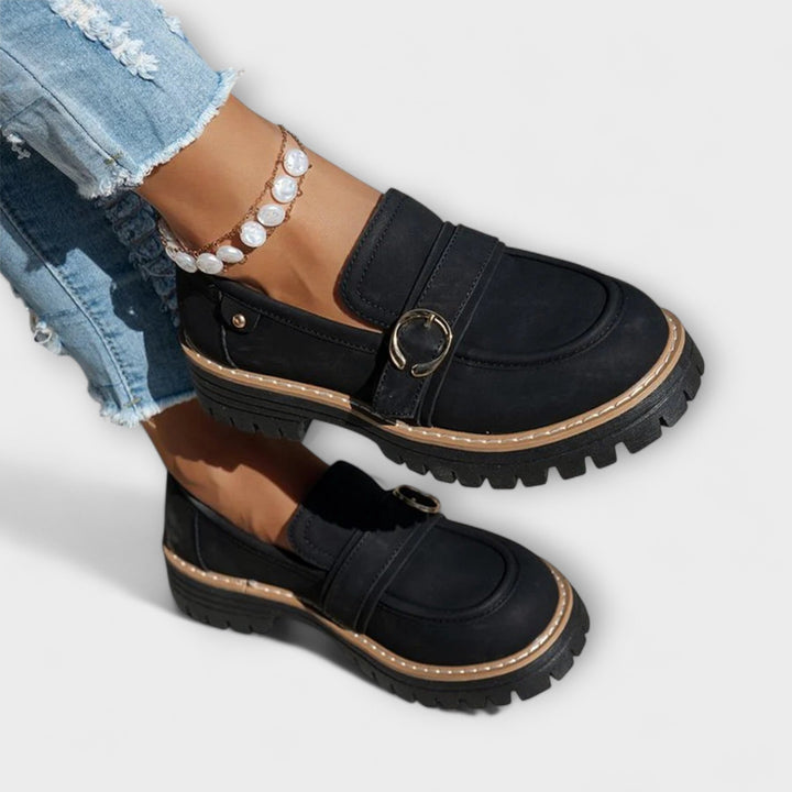 Mia-Nicole | Lässige Loafer mit runder Spitze