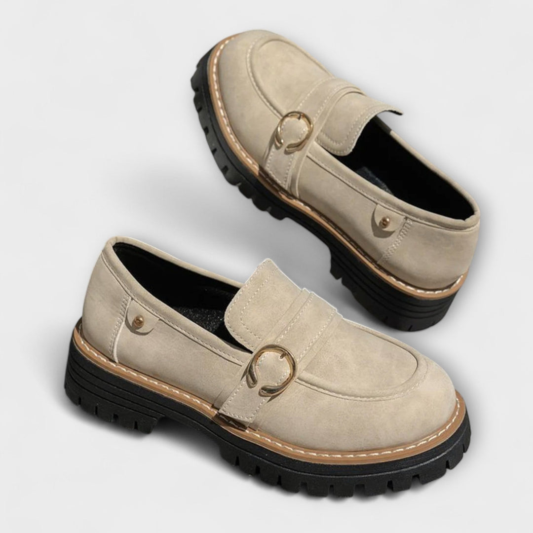 Mia-Nicole | Lässige Loafer mit runder Spitze