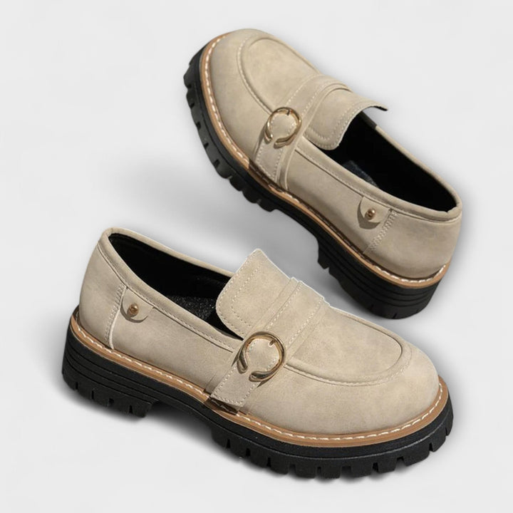 Mia-Nicole | Lässige Loafer mit runder Spitze