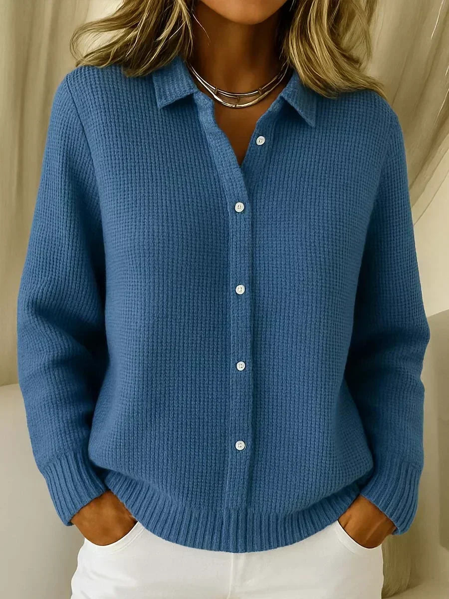 Katrina | Strukturierte Strickjacke mit Knöpfen