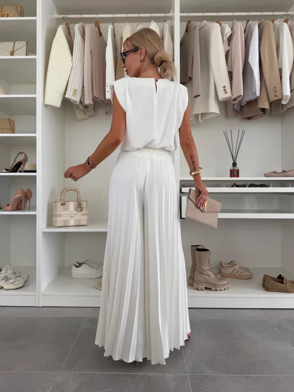 Luisa-Magdalena | Elegantes Plissee-Ensemble
