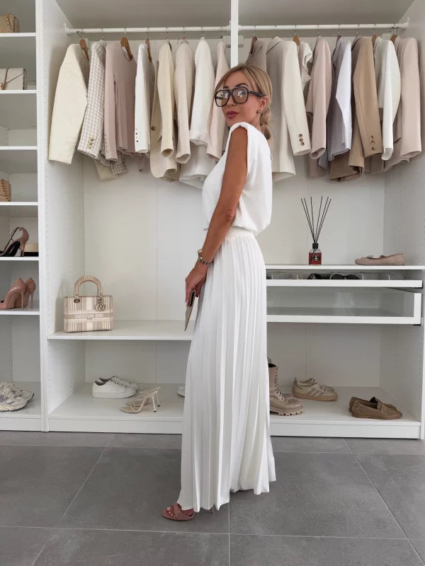 Luisa-Magdalena | Elegantes Plissee-Ensemble