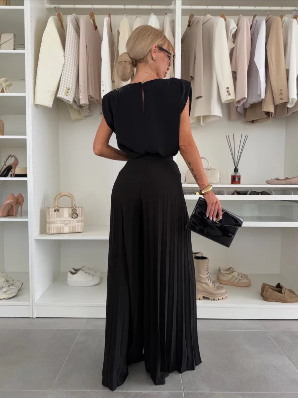 Luisa-Magdalena | Elegantes Plissee-Ensemble