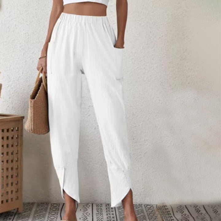 Emily-Johanna | Hose mit ausgefranstem Saum