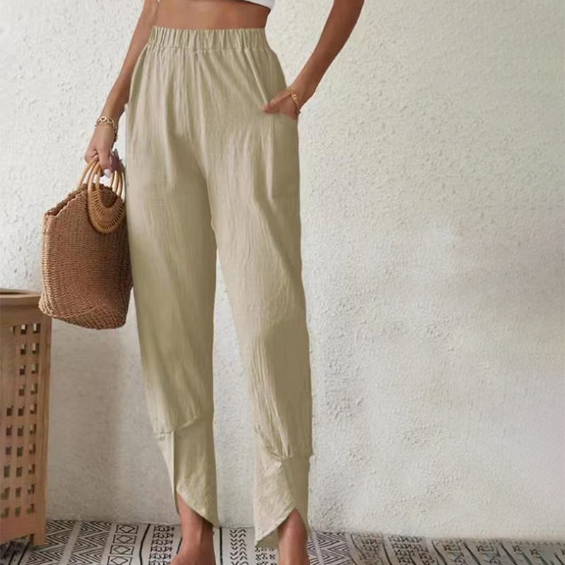 Emily-Johanna | Hose mit ausgefranstem Saum