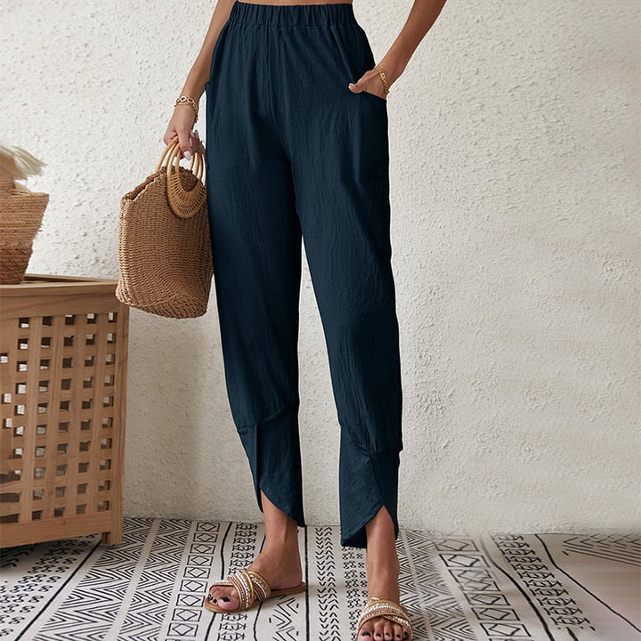 Emily-Johanna | Hose mit ausgefranstem Saum