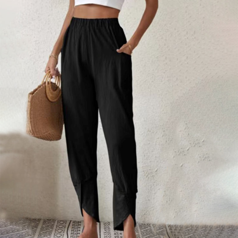 Emily-Johanna | Hose mit ausgefranstem Saum